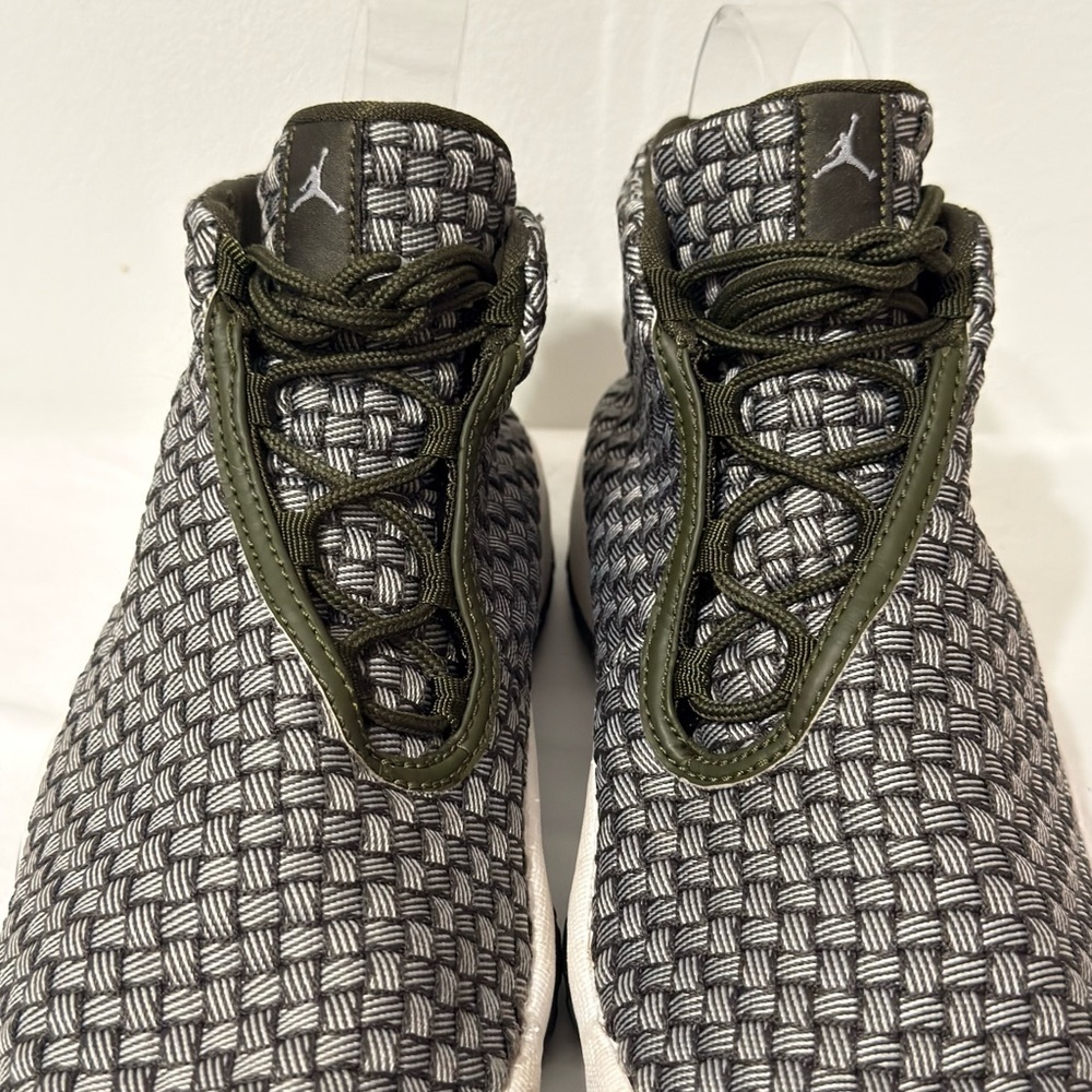 Air Jordan Future Green Woven Youth Size 6.5Y Kids Lifestyle Sneakers - Picture 5 of 10